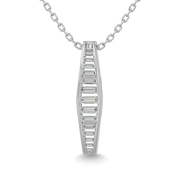 Diamond 1/3 Ct.Tw. Fashion Pendant in 14K White Gold