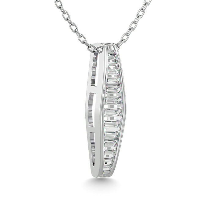 Diamond 1/3 Ct.Tw. Fashion Pendant in 14K White Gold