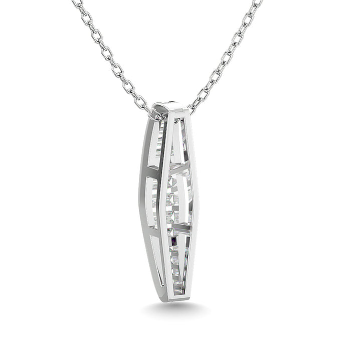 Diamond 1/3 Ct.Tw. Fashion Pendant in 14K White Gold