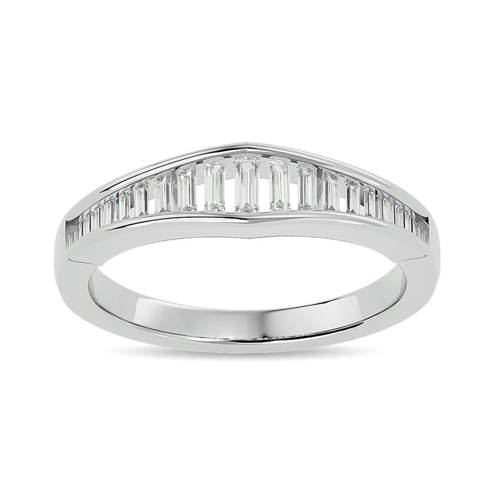 Diamond 3/8 ct tw Band Ring in 14K White Gold