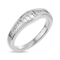 Thumbnail for Diamond 3/8 ct tw Band Ring in 14K White Gold