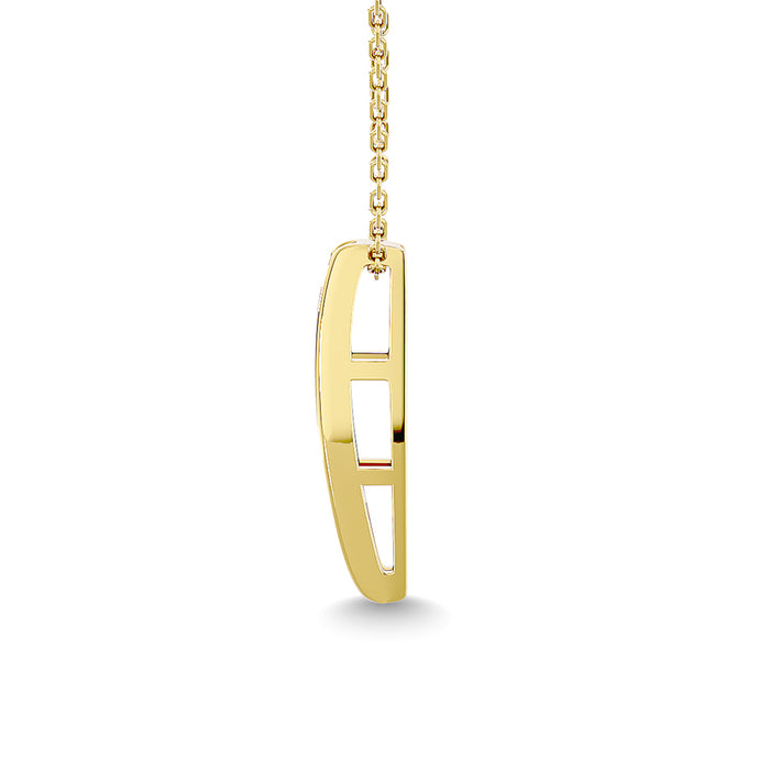 Diamond 1/3 Ct.Tw. Fashion Pendant in 14K Yellow Gold