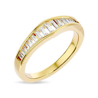 Thumbnail for Diamond 3/8 Ct.Tw. Ladies Wedding Band in 14K Yellow Gold