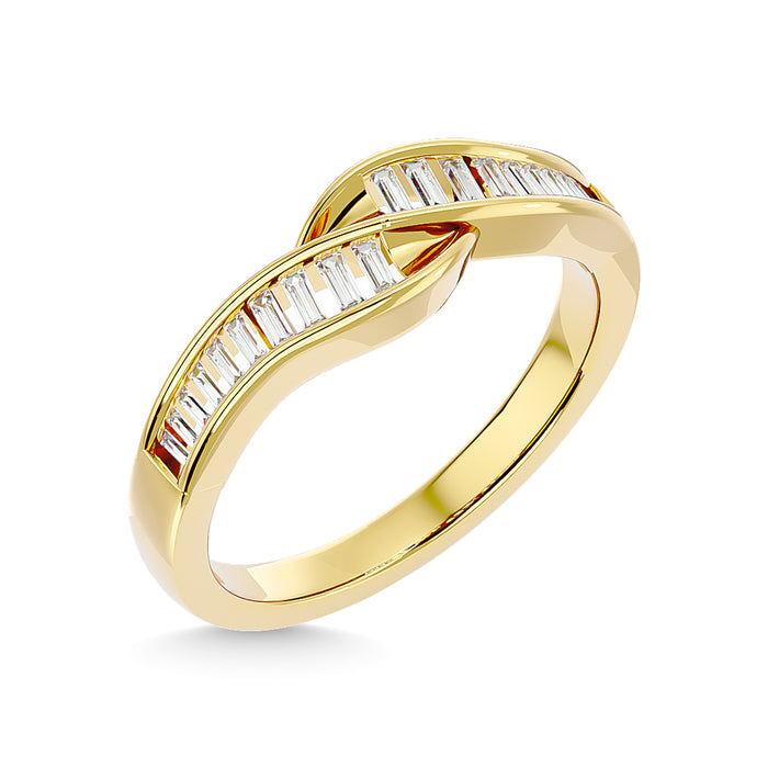 Diamond 1/3 Ct.Tw. Ladies Wedding Band in 14K Yellow Gold