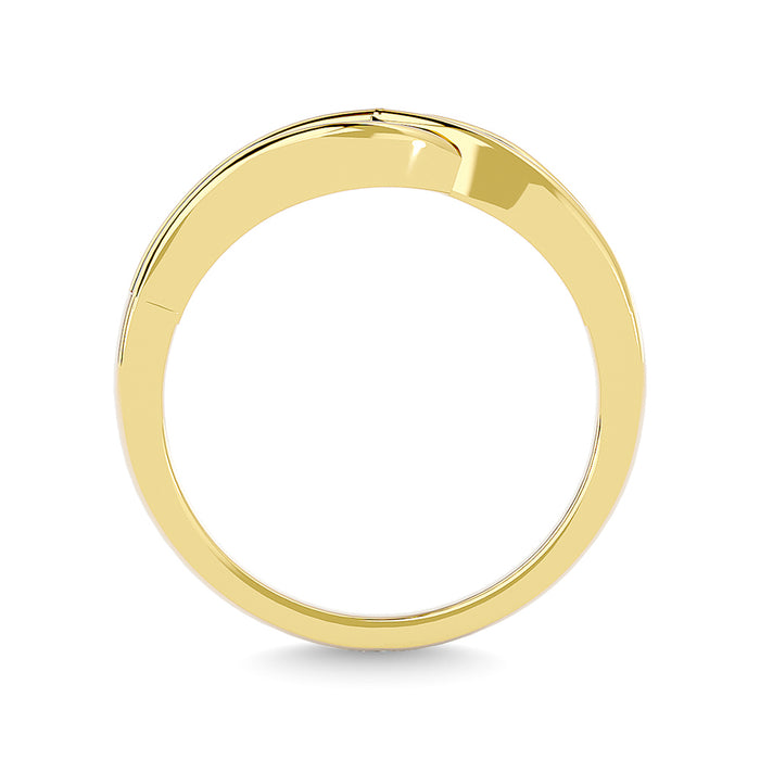 Diamond 1/3 Ct.Tw. Ladies Wedding Band in 14K Yellow Gold