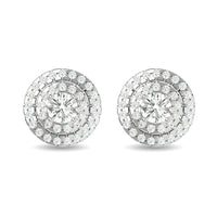 Thumbnail for Diamond 5/8 ct tw Round Shape Fashion Earrings in 14K White Gold