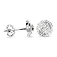 Thumbnail for Diamond 5/8 ct tw Round Shape Fashion Earrings in 14K White Gold