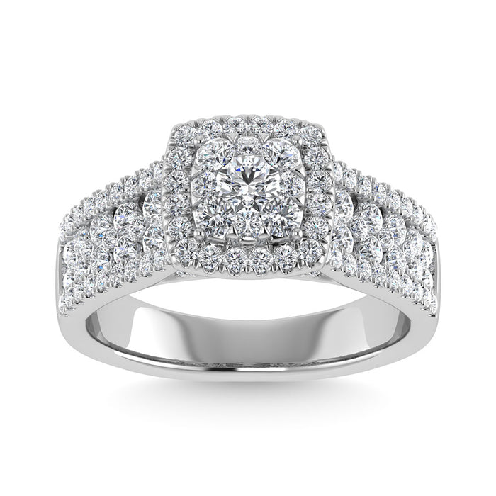 Diamond  1 1/4 Ct.Tw. Engagement Ring in 14K White Gold
