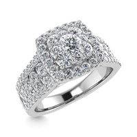 Thumbnail for Diamond  1 1/4 Ct.Tw. Engagement Ring in 14K White Gold