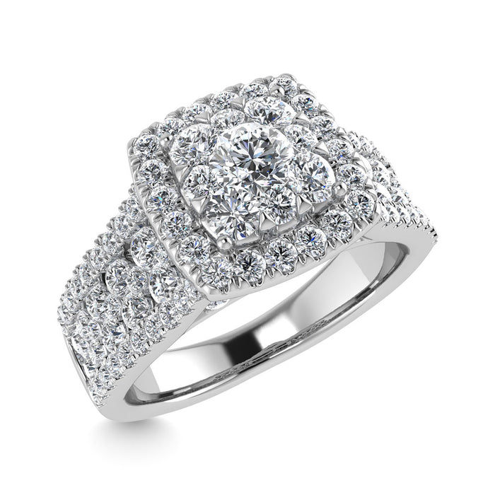 Diamond  1 1/4 Ct.Tw. Engagement Ring in 14K White Gold
