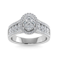 Thumbnail for Diamond  1 1/3 Ct.Tw. Engagement Ring in 14K White Gold