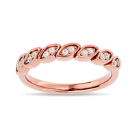 Thumbnail for Diamond 1/10 ct tw Stackable Ring in 14K Rose Gold