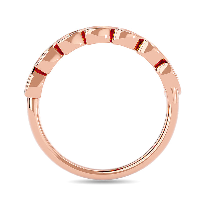 Diamond 1/10 ct tw Stackable Ring in 14K Rose Gold