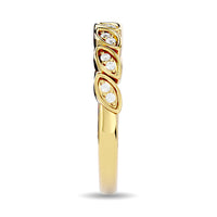 Thumbnail for Diamond 1/10 ct tw Stackable Ring in 14K Yellow Gold