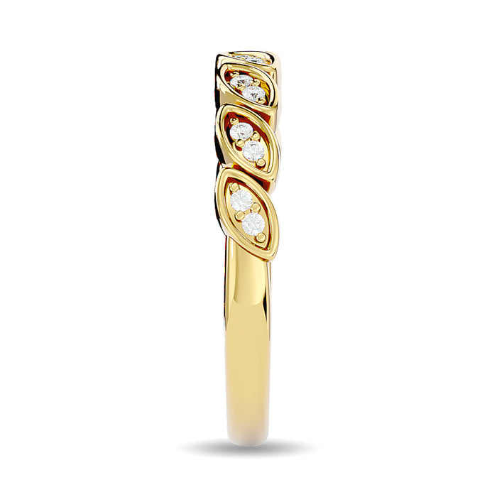 Diamond 1/10 ct tw Stackable Ring in 14K Yellow Gold