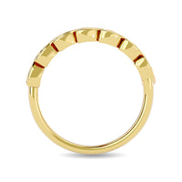 Thumbnail for Diamond 1/10 ct tw Stackable Ring in 14K Yellow Gold
