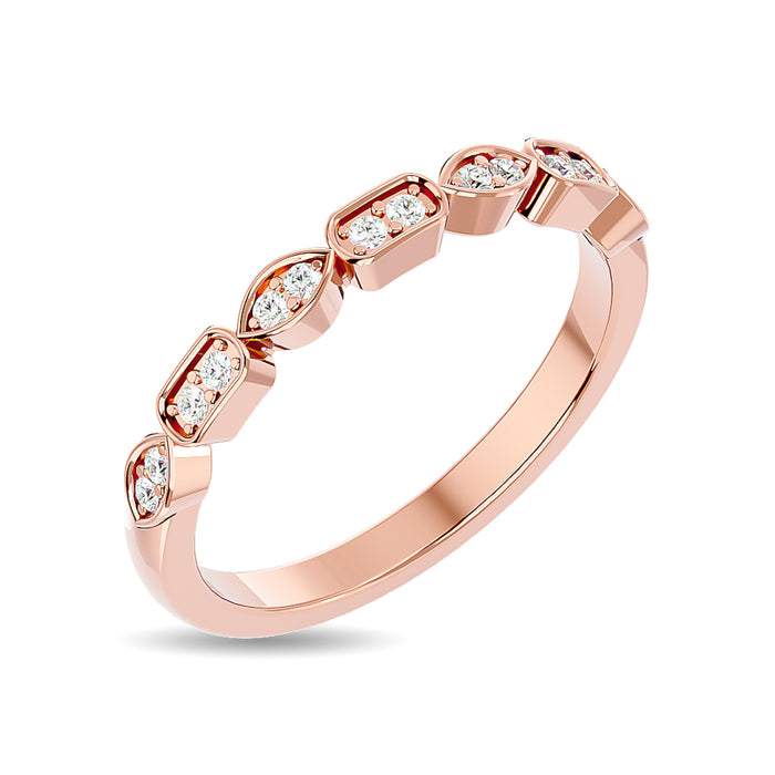 Diamond 1/8 ct tw Stackable Ring in 14K Rose Gold