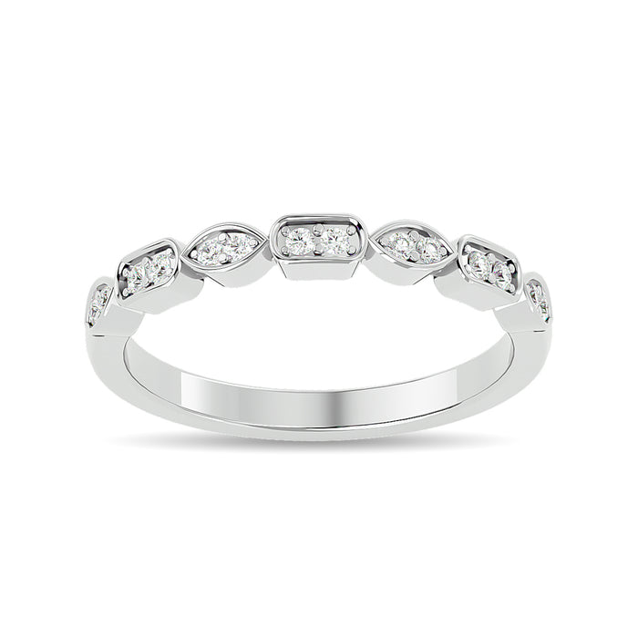 Diamond 1/8 ct tw Stackable Ring in 14K White Gold