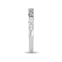 Thumbnail for Diamond 1/8 ct tw Stackable Ring in 14K White Gold
