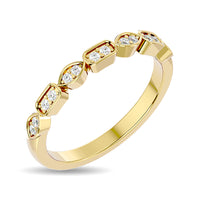 Thumbnail for Diamond 1/8 ct tw Stackable Ring in 14K Yellow Gold