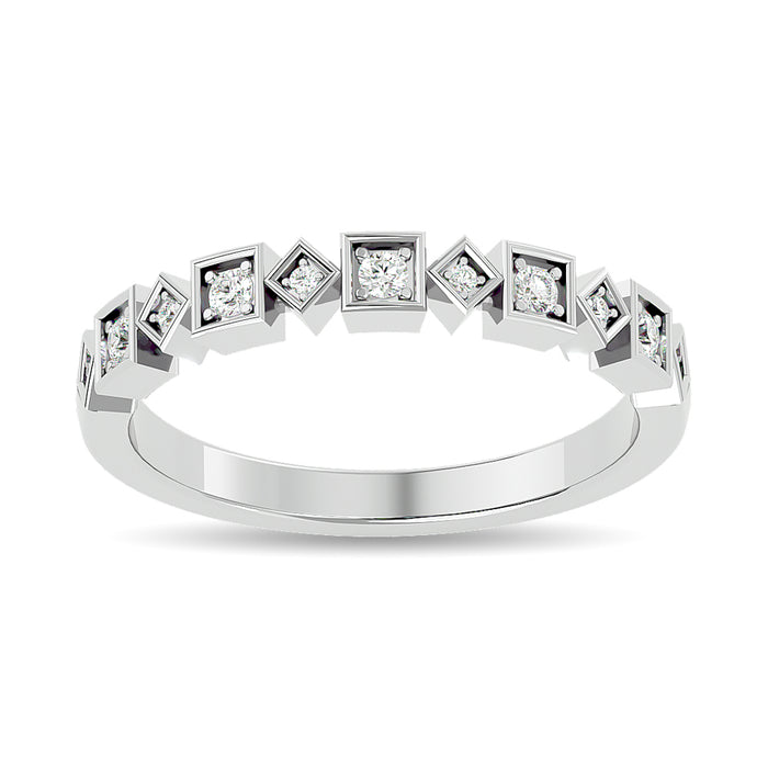 Diamond 1/8 ct tw Stackable Ring in 14K White Gold