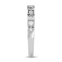 Thumbnail for Diamond 1/8 ct tw Stackable Ring in 14K White Gold