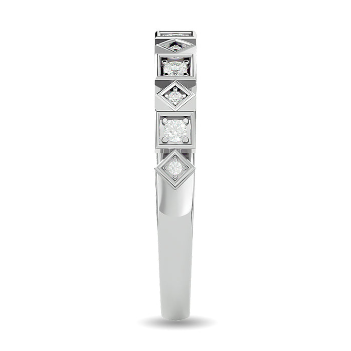 Diamond 1/8 ct tw Stackable Ring in 14K White Gold