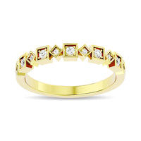 Thumbnail for Diamond 1/8 ct tw Stackable Ring in 14K Yellow Gold