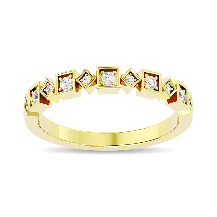 Diamond 1/8 ct tw Stackable Ring in 14K Yellow Gold