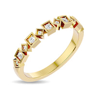 Thumbnail for Diamond 1/8 ct tw Stackable Ring in 14K Yellow Gold
