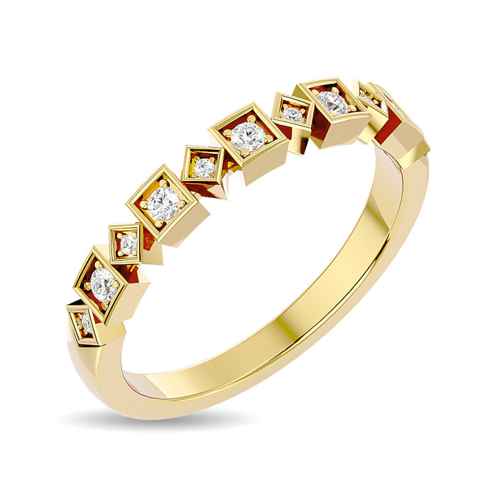 Diamond 1/8 ct tw Stackable Ring in 14K Yellow Gold