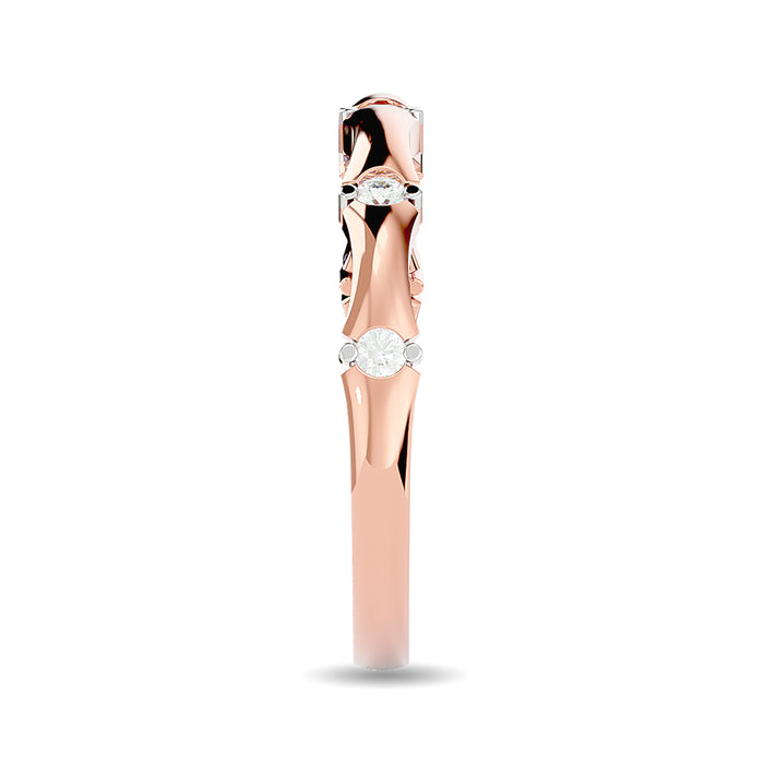 Diamond 1/8 ct tw Stackable Ring in 14K Rose Gold