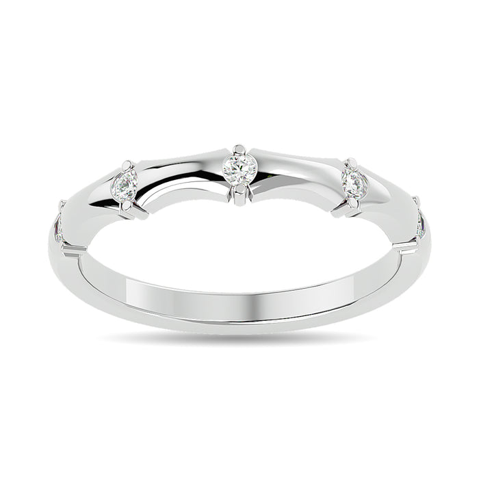 Diamond 1/8 ct tw Stackable Ring in 14K White Gold