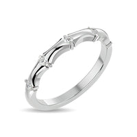 Thumbnail for Diamond 1/8 ct tw Stackable Ring in 14K White Gold