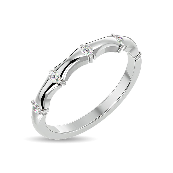 Diamond 1/8 ct tw Stackable Ring in 14K White Gold