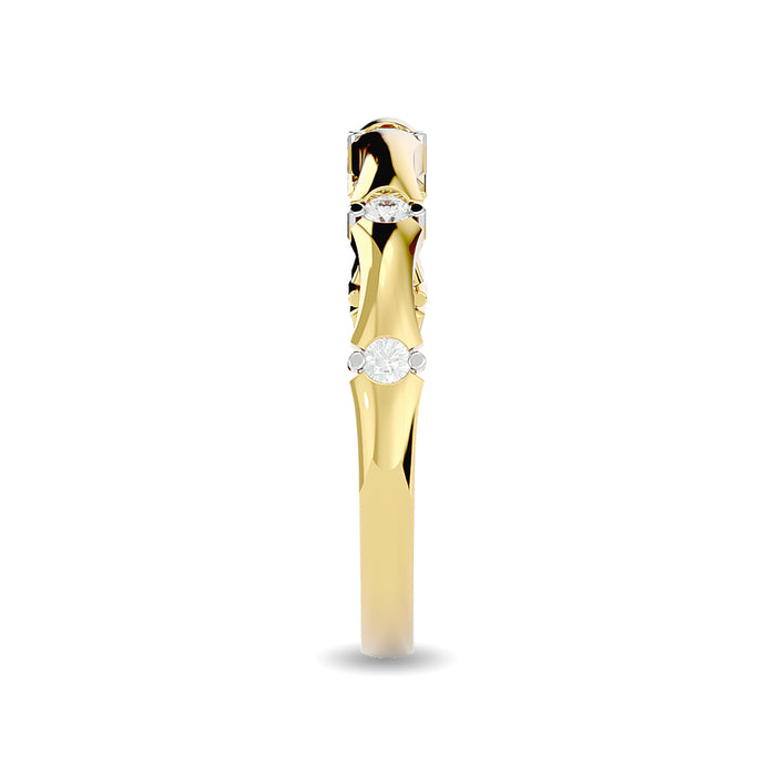 Diamond 1/8 ct tw Stackable Ring in 14K Yellow Gold