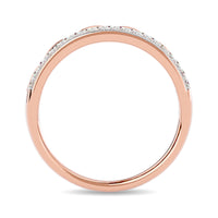 Thumbnail for Diamond 1/8 ct tw Stackable Ring in 14K Rose Gold