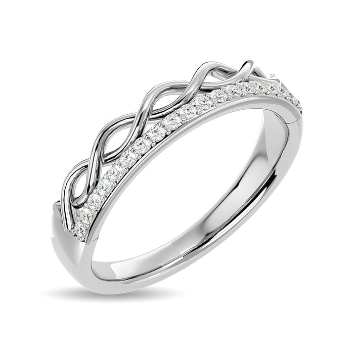 Diamond 1/8 ct tw Stackable Ring in 14K White Gold