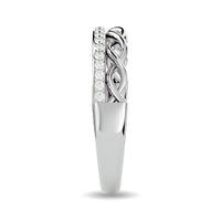Thumbnail for Diamond 1/8 ct tw Stackable Ring in 14K White Gold