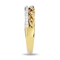 Thumbnail for Diamond 1/8 ct tw Stackable Ring in 14K Yellow Gold