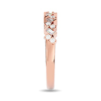 Thumbnail for Diamond 1/5 ct tw Stackable Ring in 14K Rose Gold