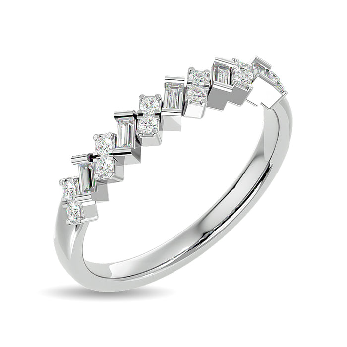 Diamond 1/5 ct tw Stackable Ring in 14K White Gold