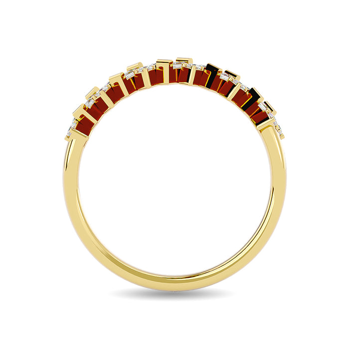 Diamond 1/5 ct tw Stackable Ring in 14K Yellow Gold