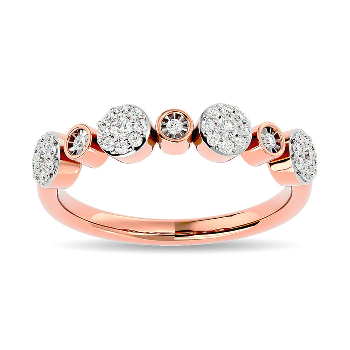 Diamond 1/6 ct tw Stackable Ring in 14K Rose Gold