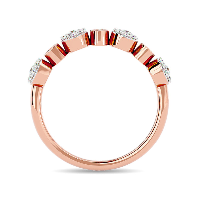 Diamond 1/6 ct tw Stackable Ring in 14K Rose Gold