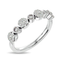 Thumbnail for Diamond 1/6 ct tw Stackable Ring in 14K White Gold