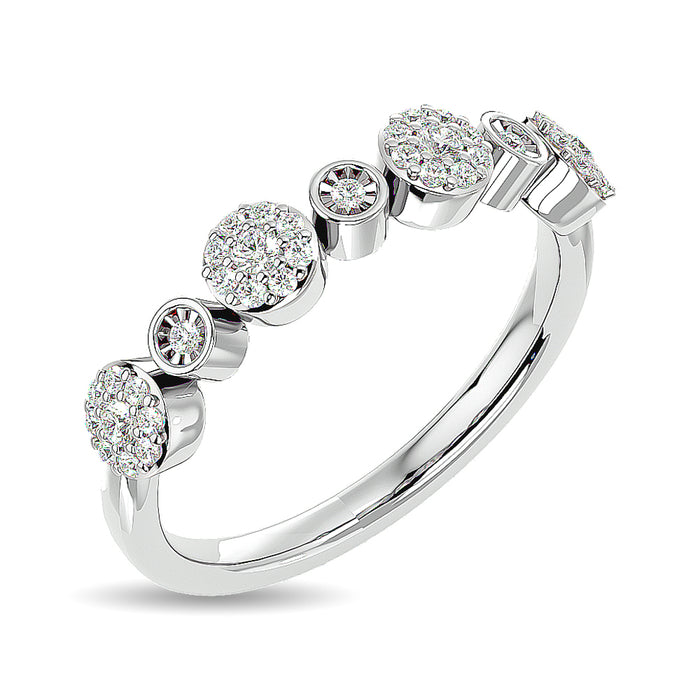 Diamond 1/6 ct tw Stackable Ring in 14K White Gold