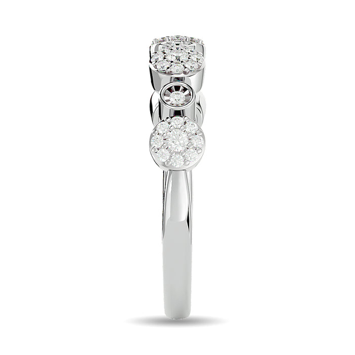 Diamond 1/6 ct tw Stackable Ring in 14K White Gold