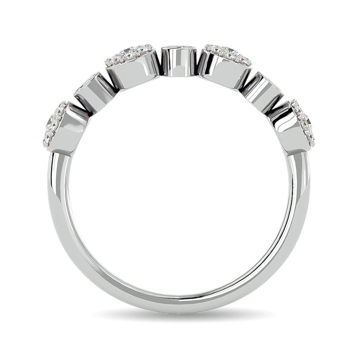 Diamond 1/6 ct tw Stackable Ring in 14K White Gold