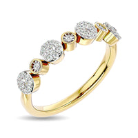 Thumbnail for Diamond 1/6 ct tw Stackable Ring in 14K Yellow Gold